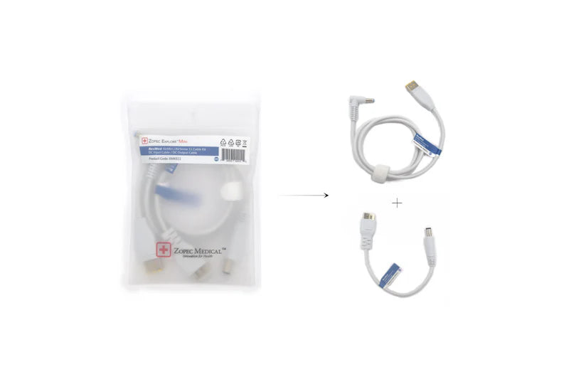 Zopec Explore Mini DC Cables for ResMed AirMini / AirSense 11 - Zopec Medical -  NSW CPAP