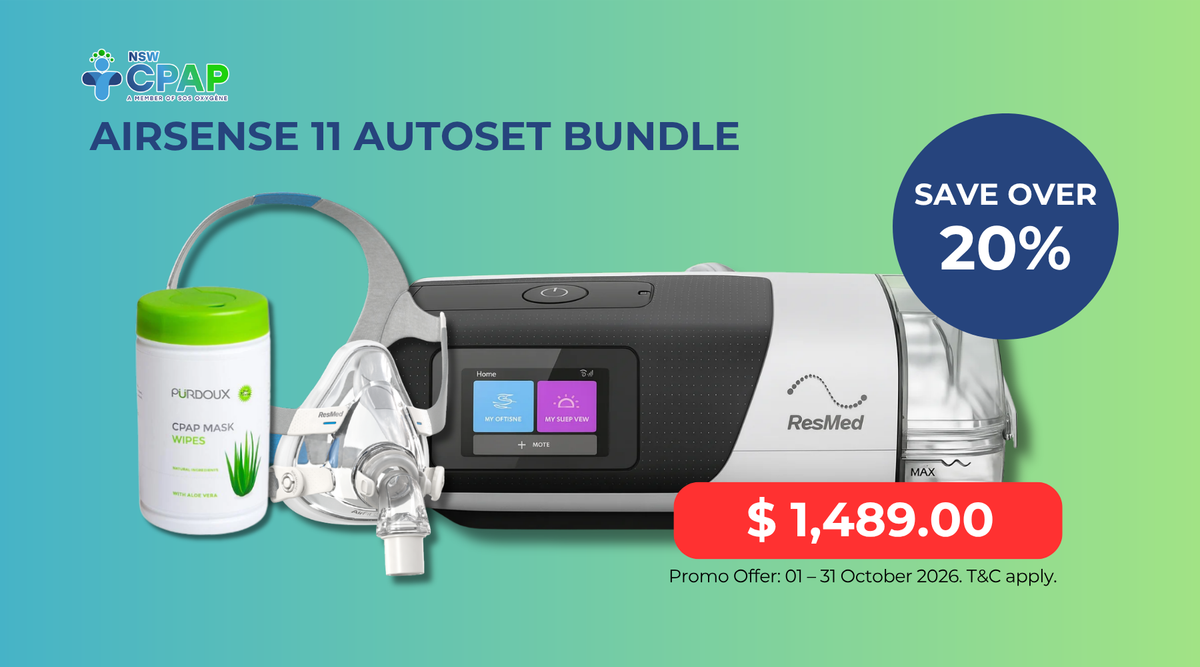 Save Over 20% on the ResMed AirSense 11 AutoSet Bundle