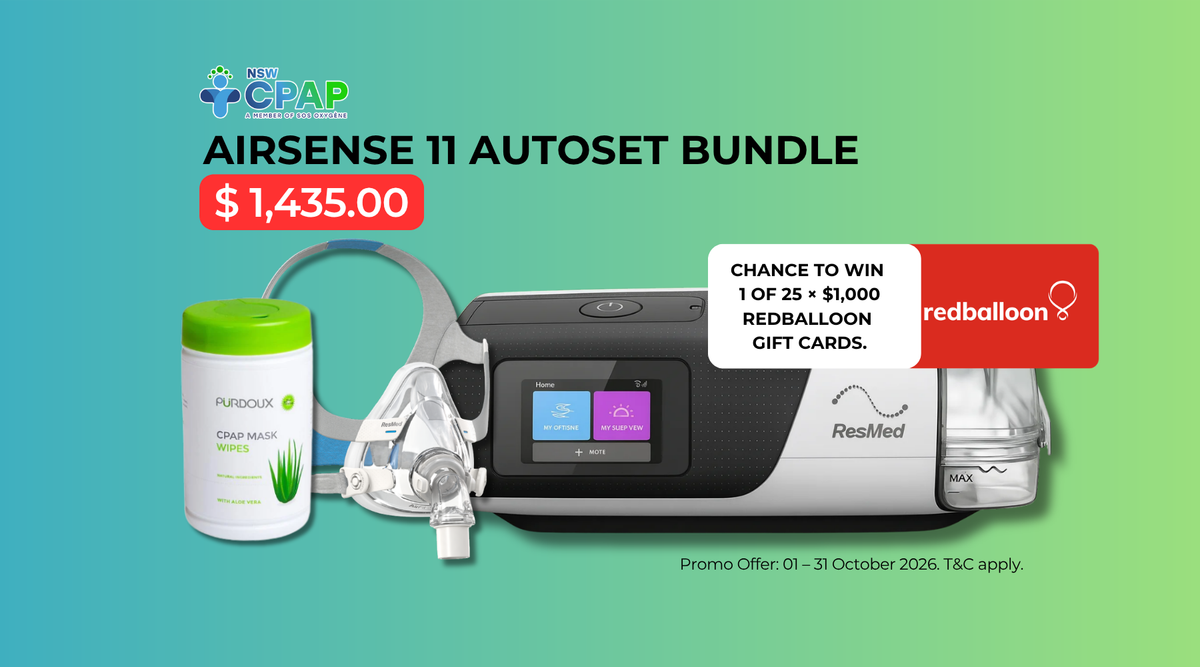 Save on the ResMed AirSense 11 AutoSet Bundle